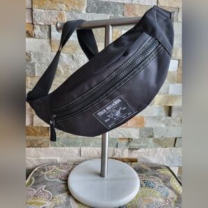 True Religion Black Belt Bag